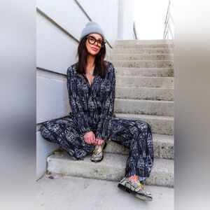 NWT - Dressed In LALA Interstellar Plissé Top and Pants